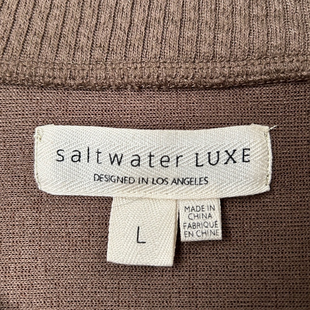 Saltwater LUXE Halfzip Pullover Sweater - Picture 10 of 11
